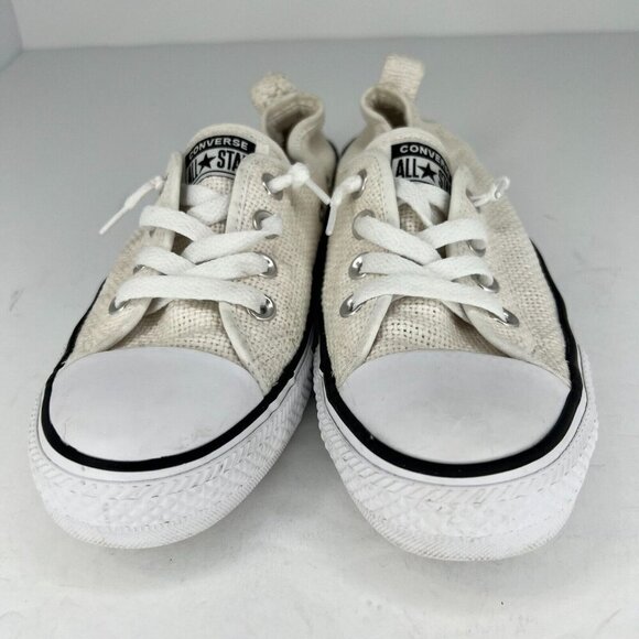 Converse Womens 547239C Ivory Chuck Taylor All Star Shoreline Size 8 Slip Shoes - Picture 3 of 9